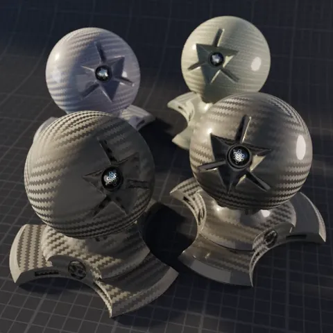 Procedural Carbon Fiber Material - Blender shaders
