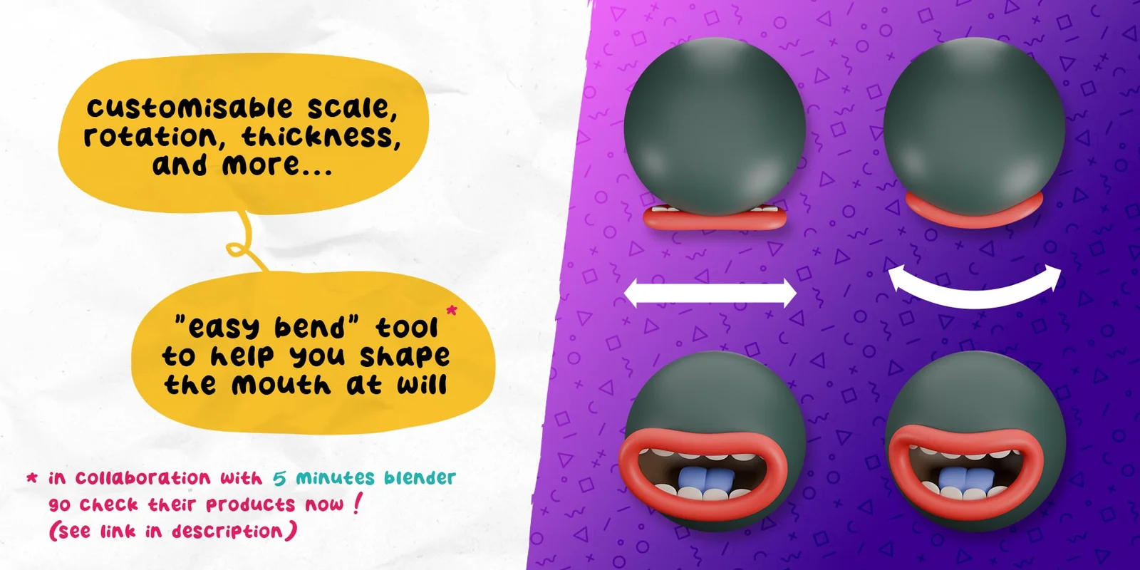 Procedural Cartoon Mouth screenshot 4