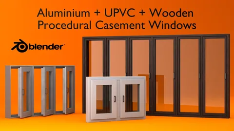 Procedural Casement Window - Blender addons
