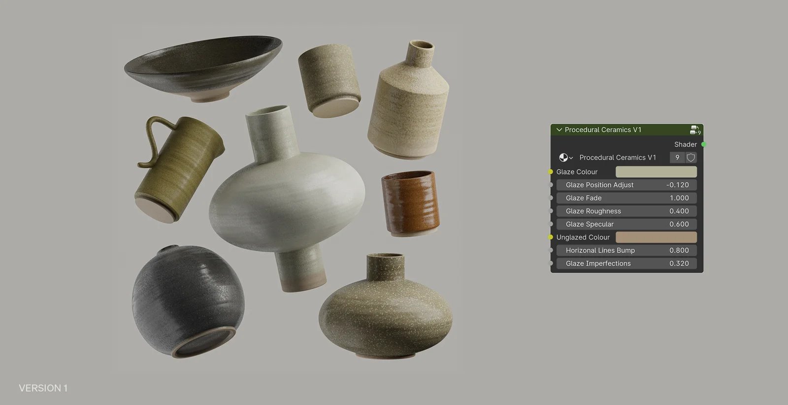 Procedural Ceramics Shader screenshot 6