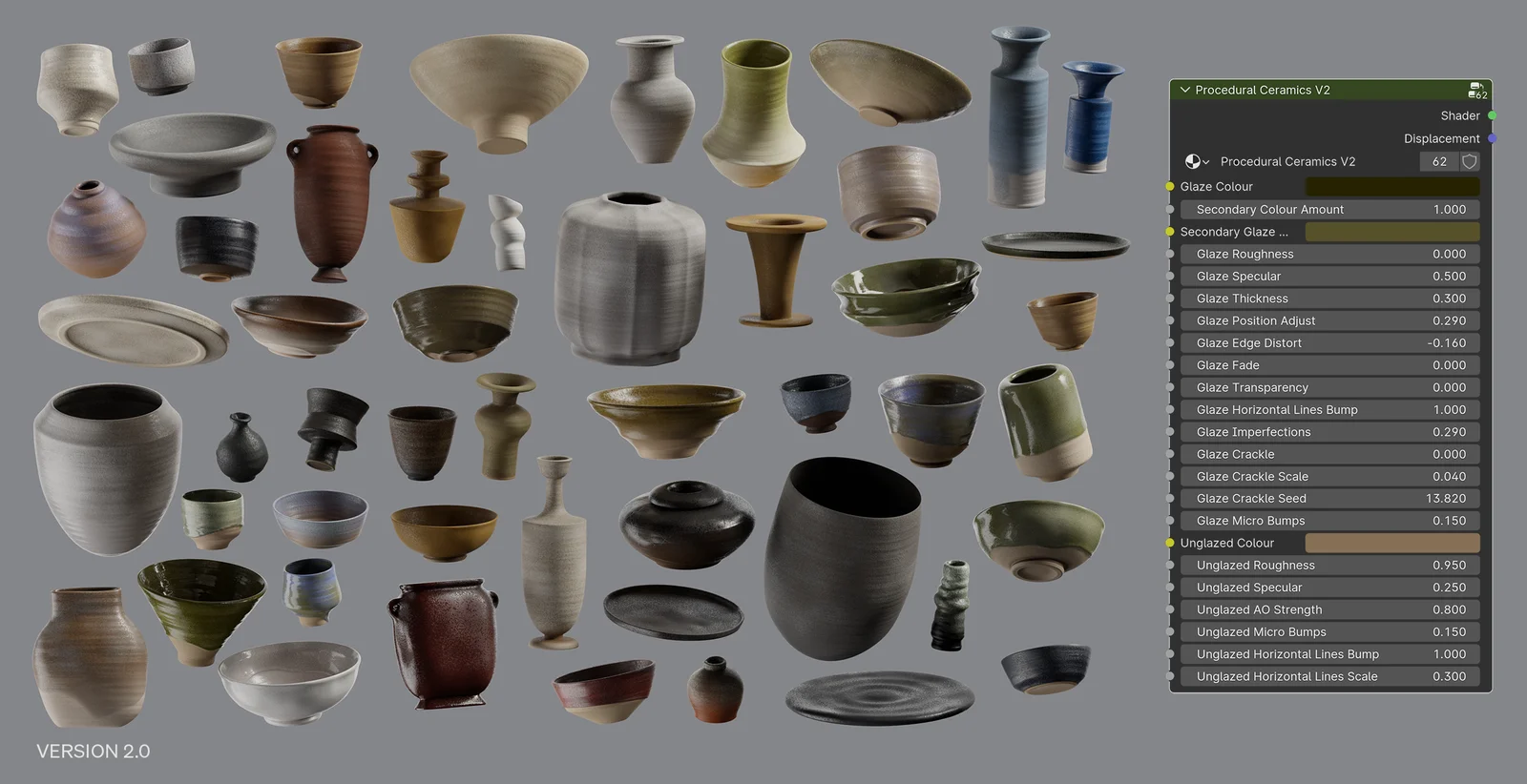 Procedural Ceramics Shader screenshot 7