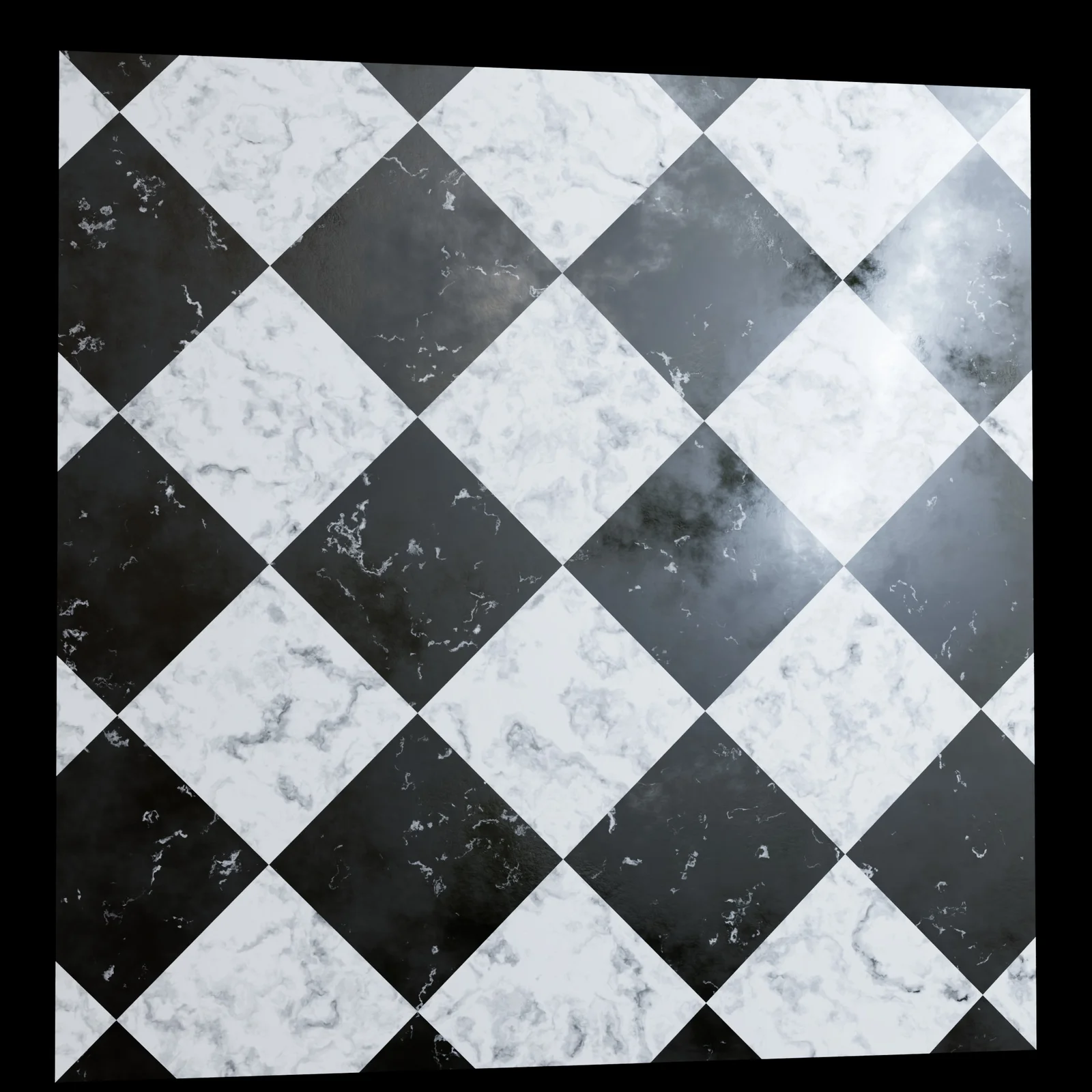 Checkered Kitchen Marble Floor screenshot 3