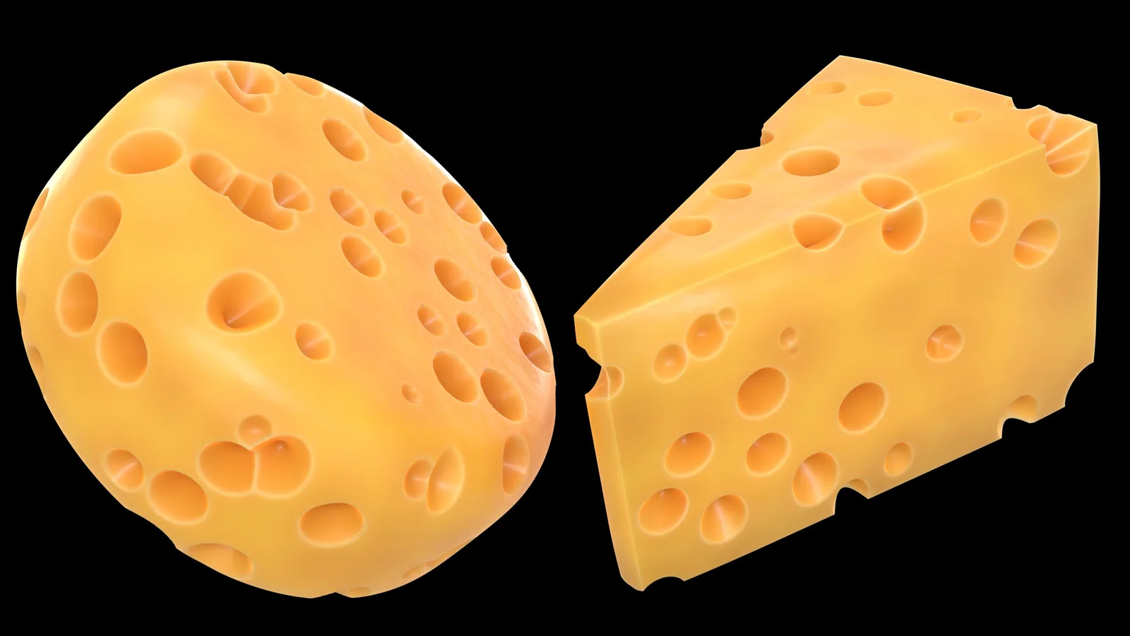 Procedural Cheese Shader screenshot 2