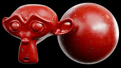 Procedural Chipped Paint Material - Blender shaders