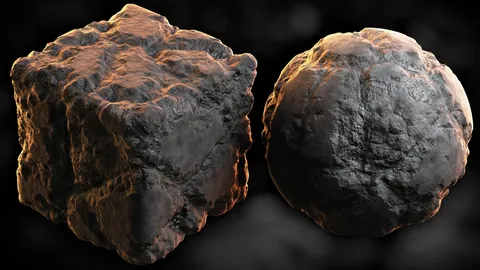 Chunky Concrete Material - Blender shaders