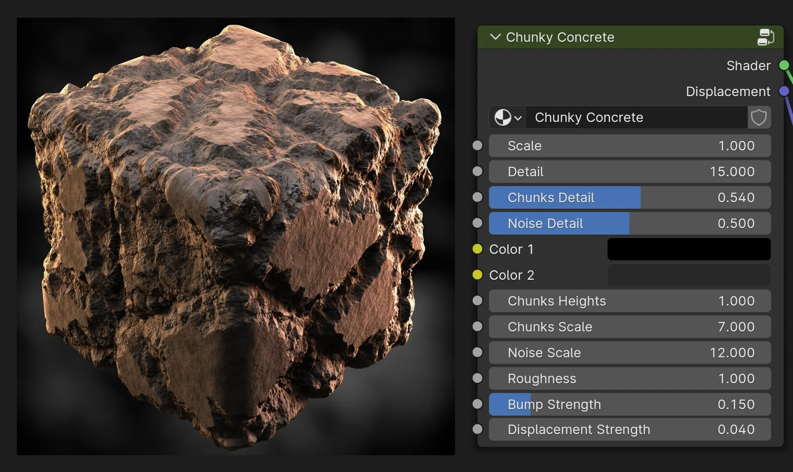 Chunky Concrete Material screenshot 2