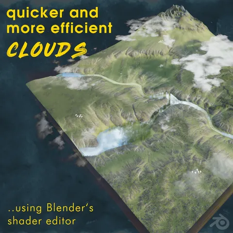 Procedural Clouds Shader - Blender shaders