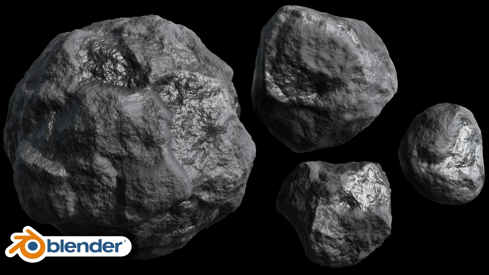 Procedural Coal Material screenshot 2