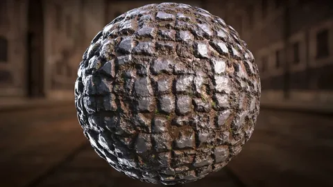 Procedural Cobblestone Material - Blender shaders