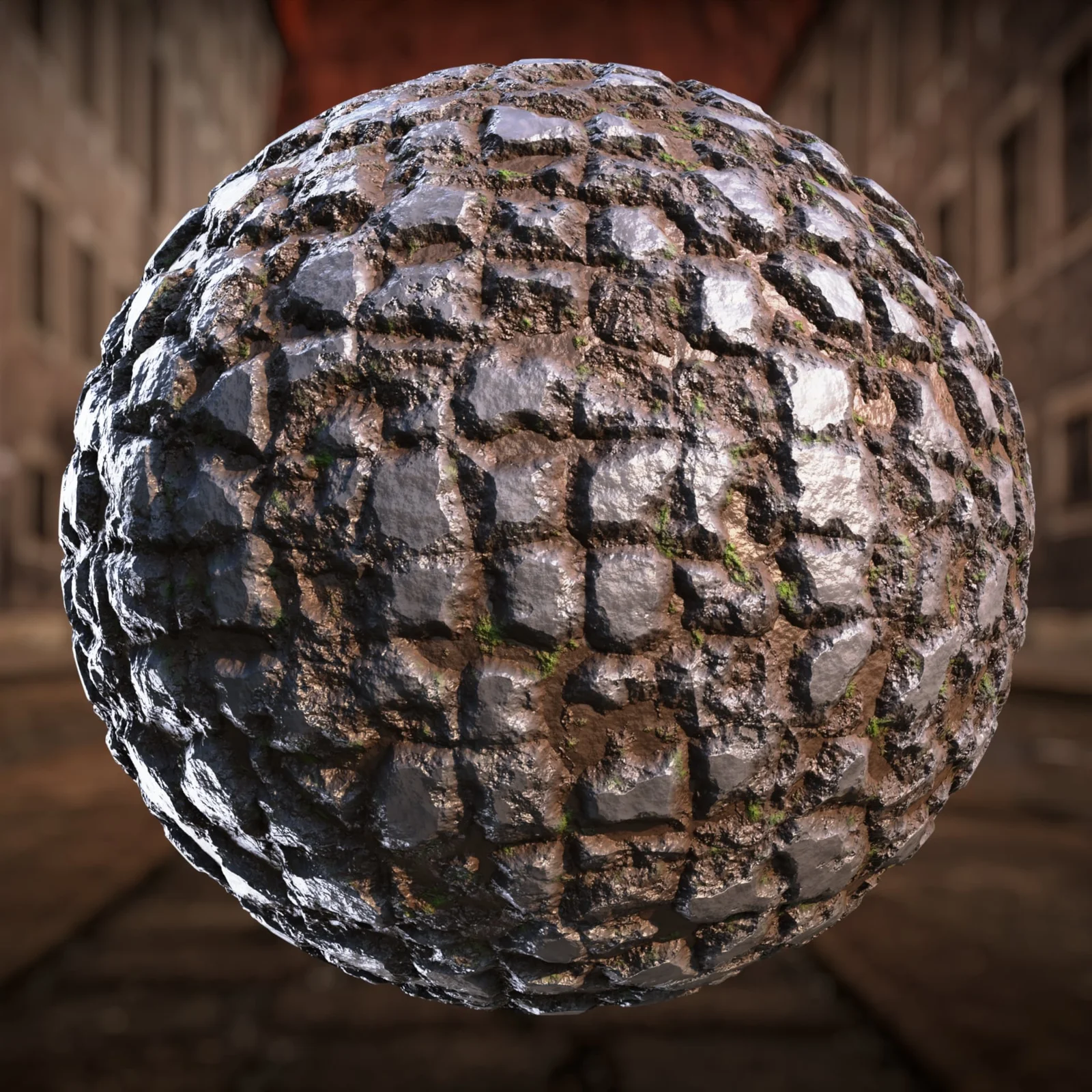 Procedural Cobblestone Material screenshot 2