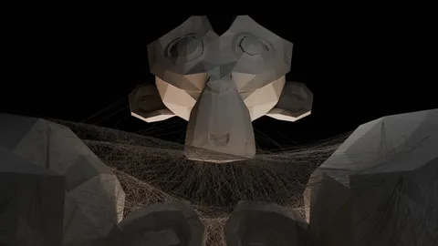 Procedural Cobwebs Generator - Blender geometry nodes