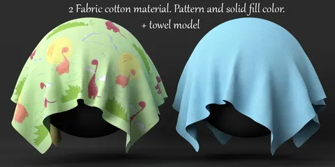 Procedural Cotton Fabric - Blender shaders