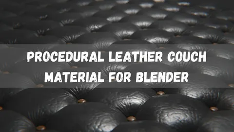 Procedural Couch Material - Blender shaders