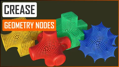 Procedural Crease - Blender geometry nodes