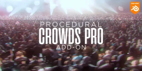 Procedural Crowds - Blender addons