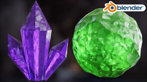 Procedural Crystal Material - Blender shaders