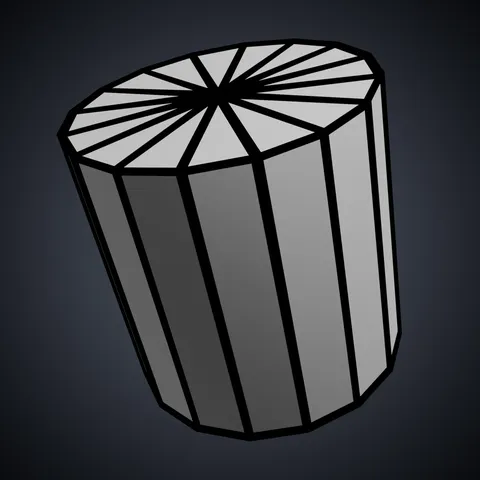Procedural Cylinders - Blender 3d models