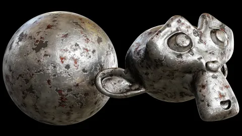 Procedural Damaged Metal - Blender shaders