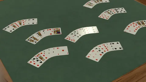 Procedural Deck of Cards - Blender geometry nodes