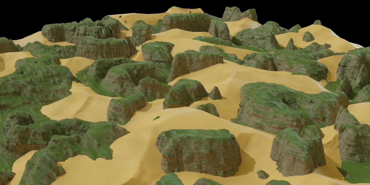 Procedural Desert Environment screenshot 2