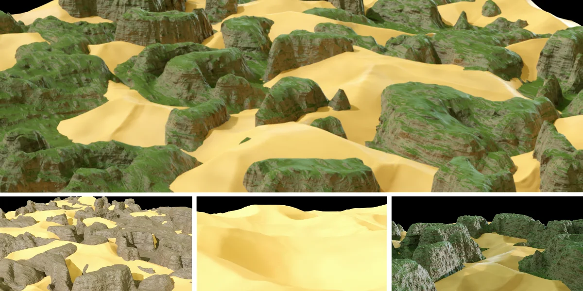 Procedural Desert Environment screenshot 3