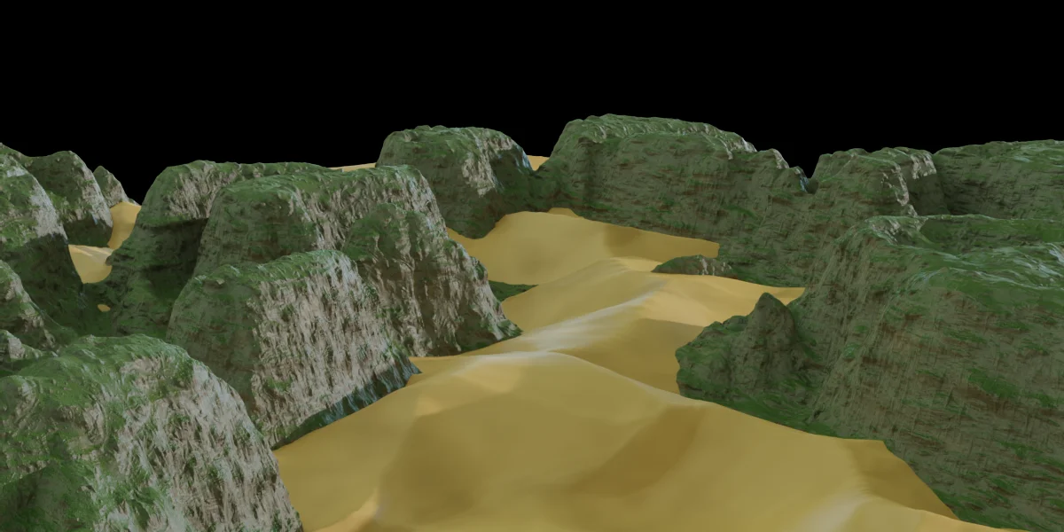 Procedural Desert Environment screenshot 6