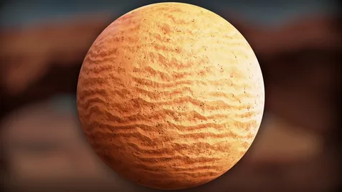 Procedural Desert Sand - Blender shaders