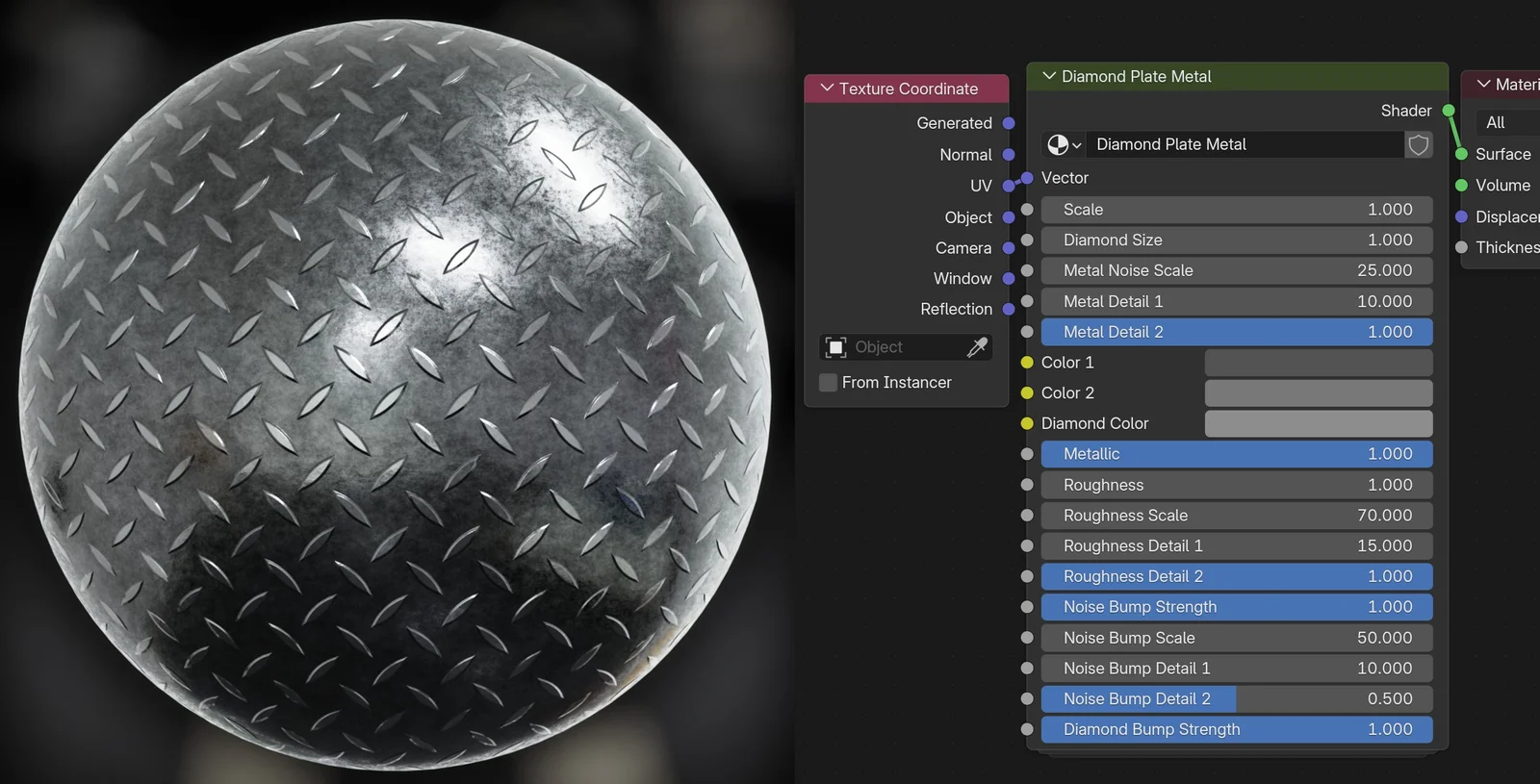 Procedural Diamond Plate Metal screenshot 2