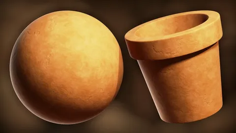 Procedural Dry Clay Material - Blender shaders