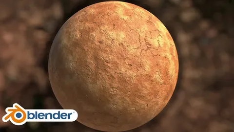 Procedural Dry Cracked Ground - Blender shaders