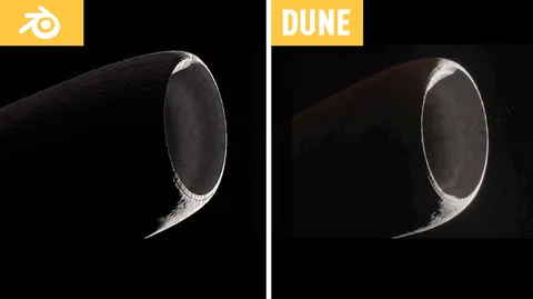 Procedural Dune - Blender scenes