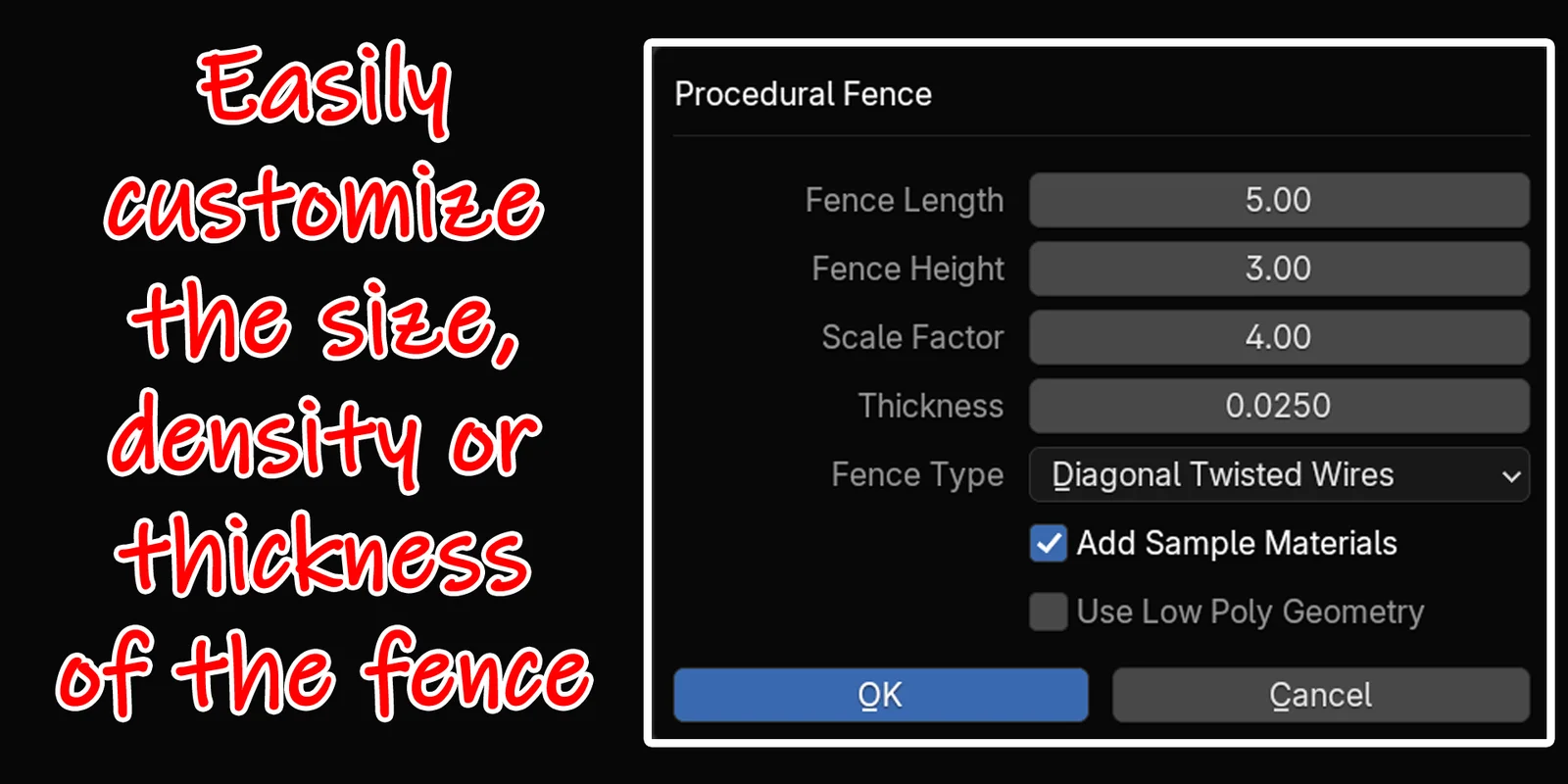 Procedural Fence screenshot 5