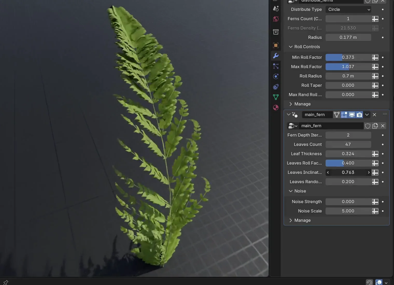 Procedural Fern screenshot 2