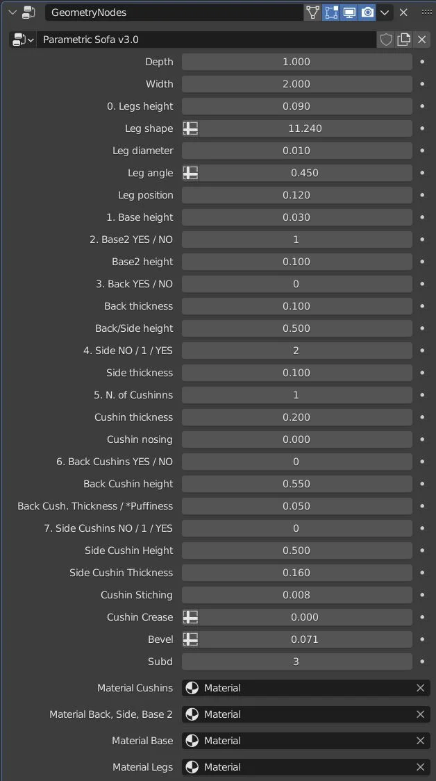 Procedural Furniture screenshot 7