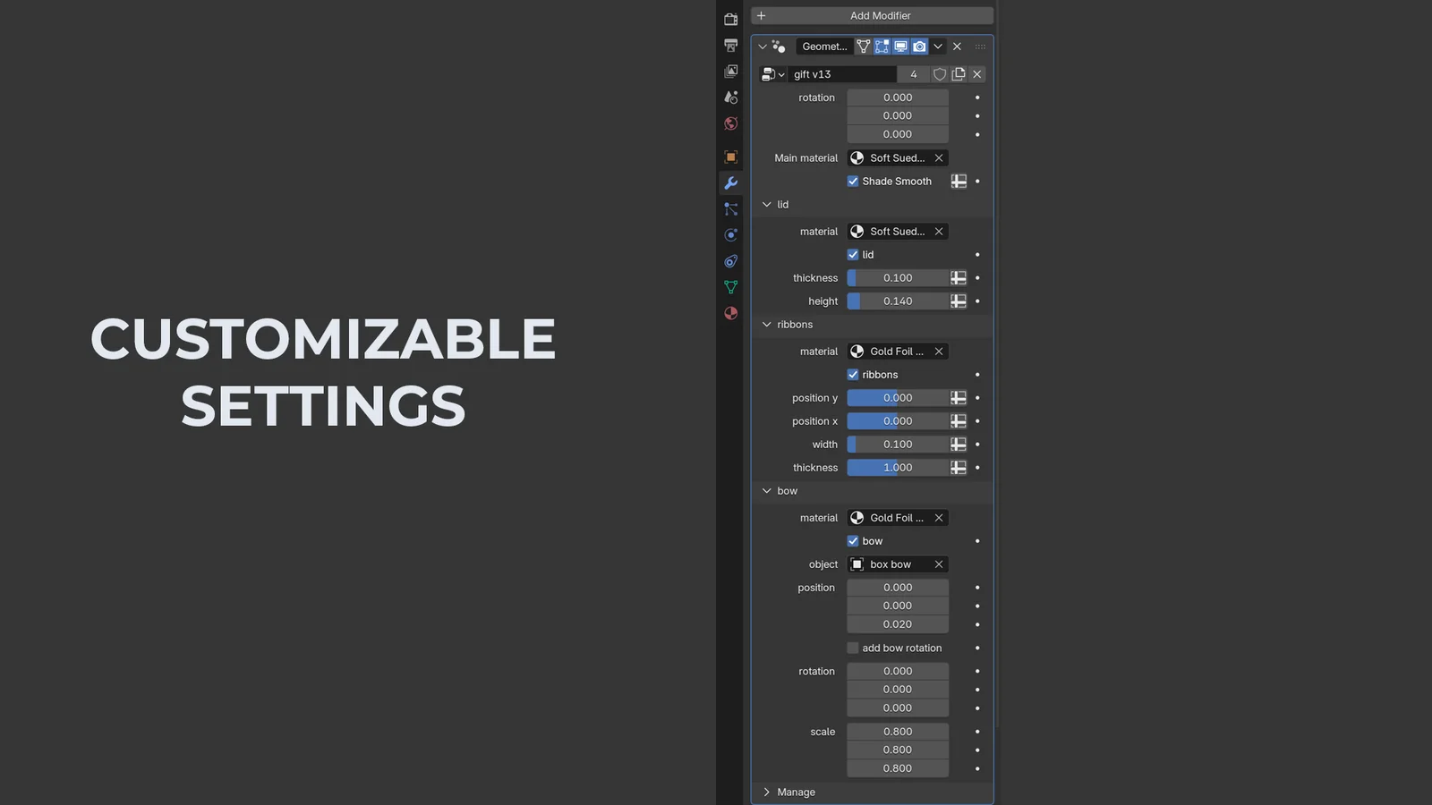 Procedural Gift Generator screenshot 3