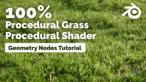 Procedural Grass - Blender geometry nodes