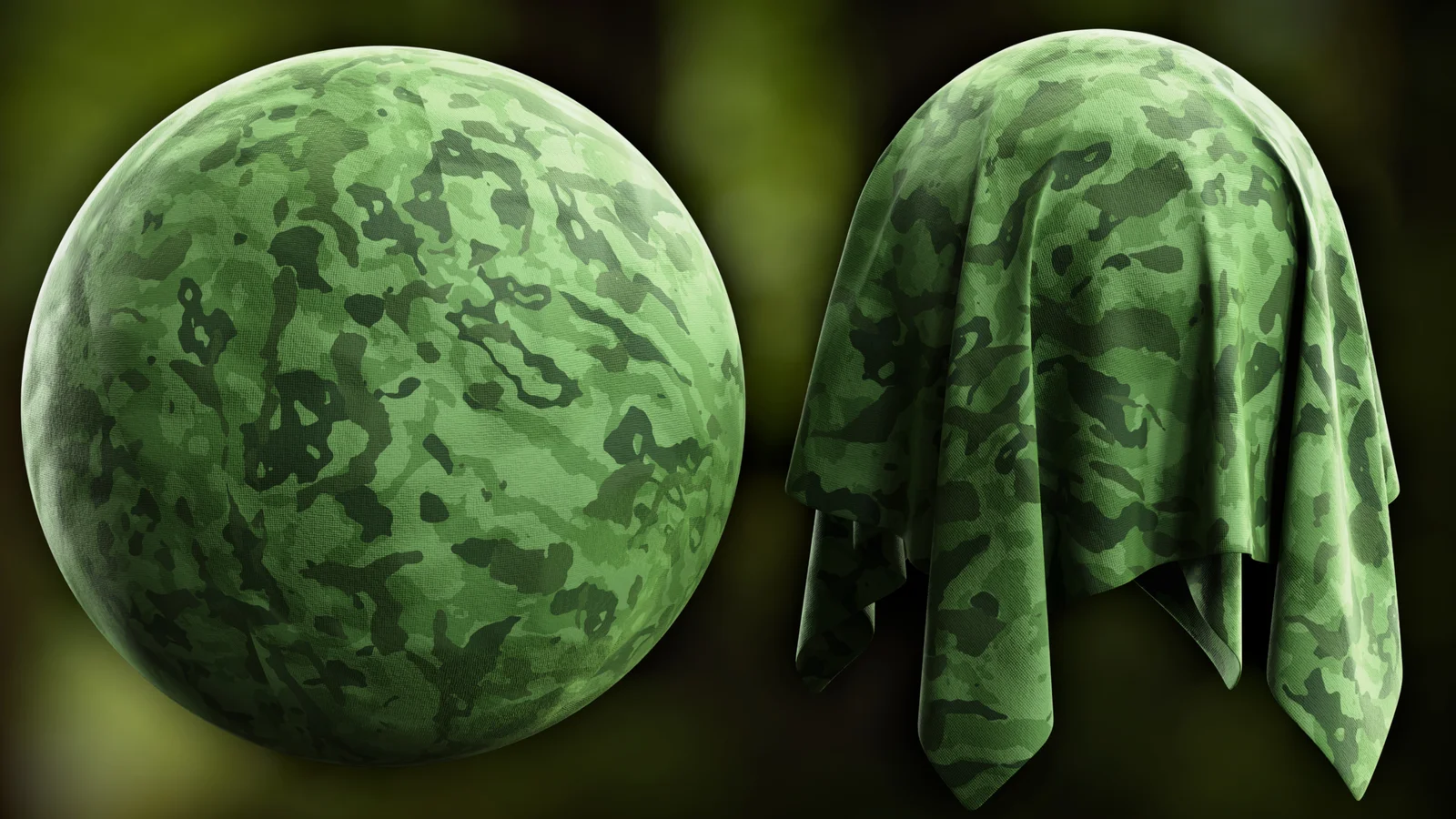 Procedural Green Camo Fabric screenshot 4