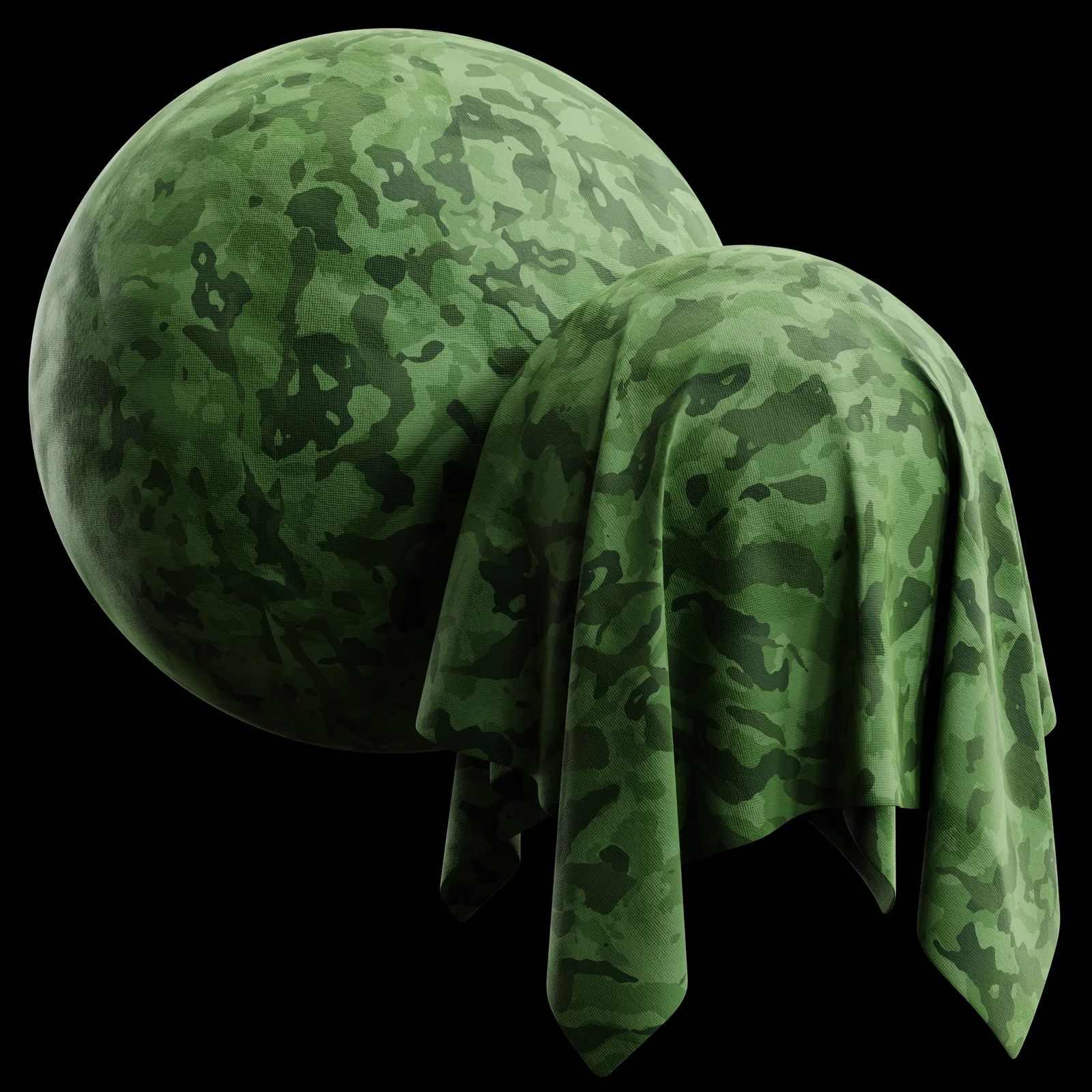 Procedural Green Camo Fabric screenshot 5