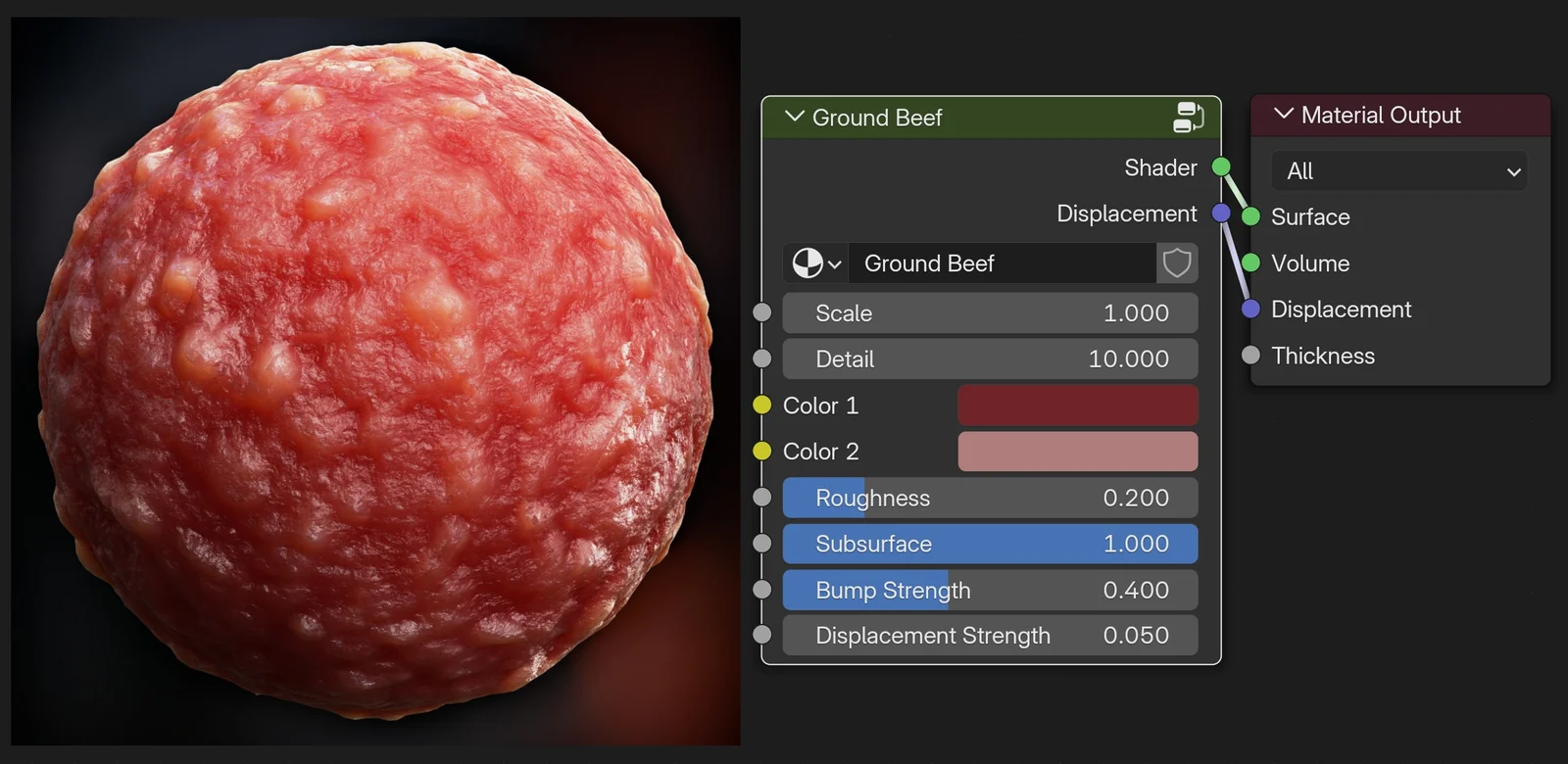 Procedural Ground Beef screenshot 2