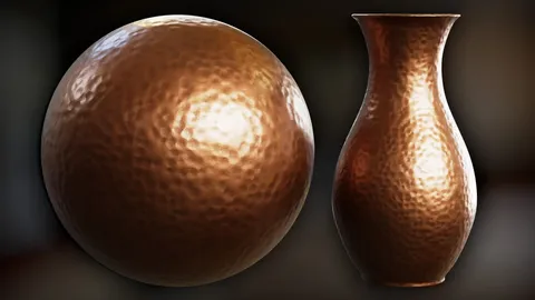 Procedural Hammered Copper - Blender shaders