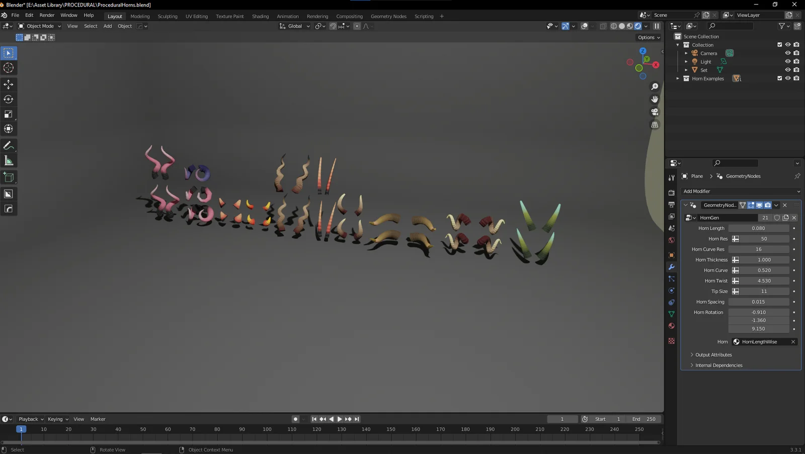 Procedural Horns screenshot 5