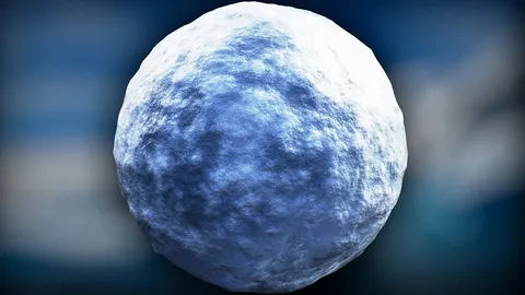 Procedural Icy Snow Material - Blender shaders