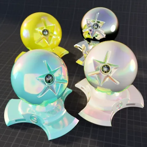 Procedural Iridescent Material - Blender shaders