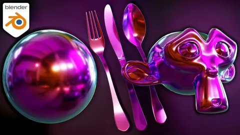 Procedural Iridescent Metal - Blender shaders