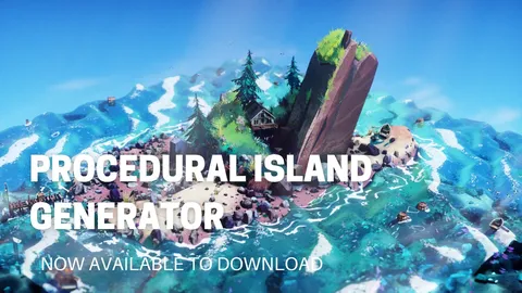 Procedural Island Generator - Blender geometry nodes