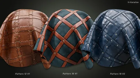 Procedural Leather Armor - Blender textures & materials