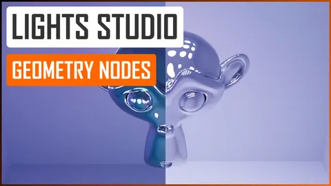 Procedural Lights Studio - Blender geometry nodes