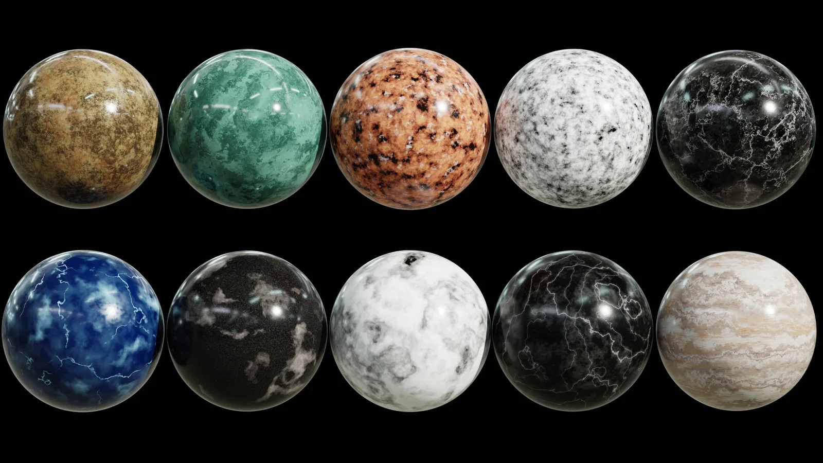 Procedural Marble & Granite Pack 1 screenshot 3