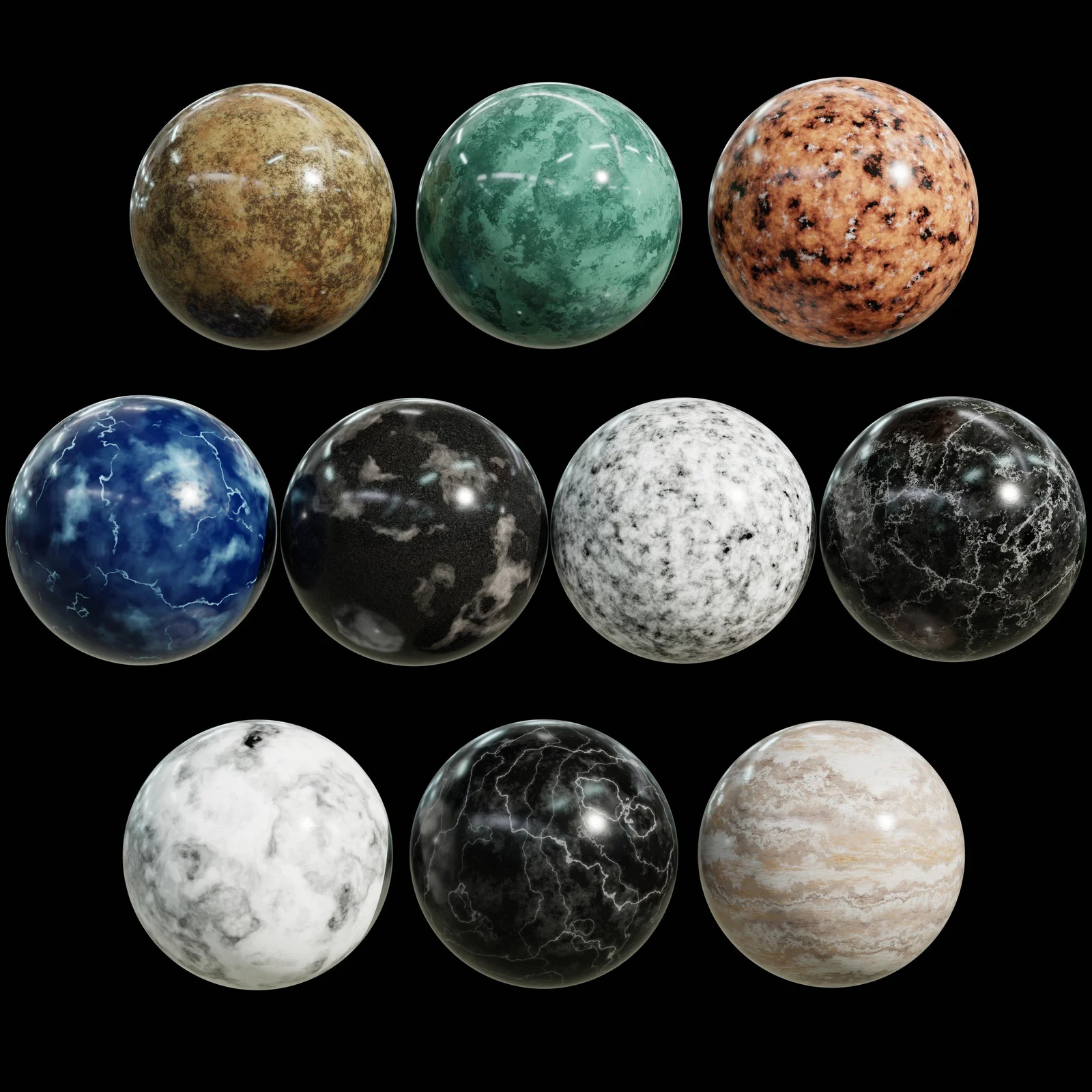 Procedural Marble & Granite Pack 1 screenshot 4