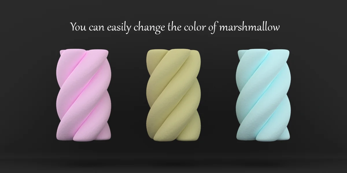 Procedural Marshmallow Material screenshot 3